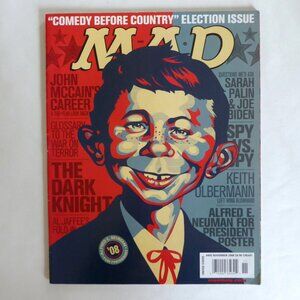 NEW 2008 MAD MAGAZINE #495 ELECTION EDITION JOHN MCCAIN JOE BIDEN